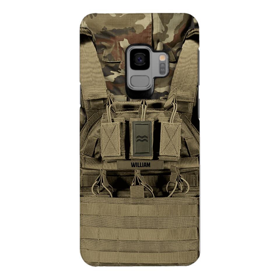 Personalized Irish Soldier Phone Case Printed 25MAR-DT29