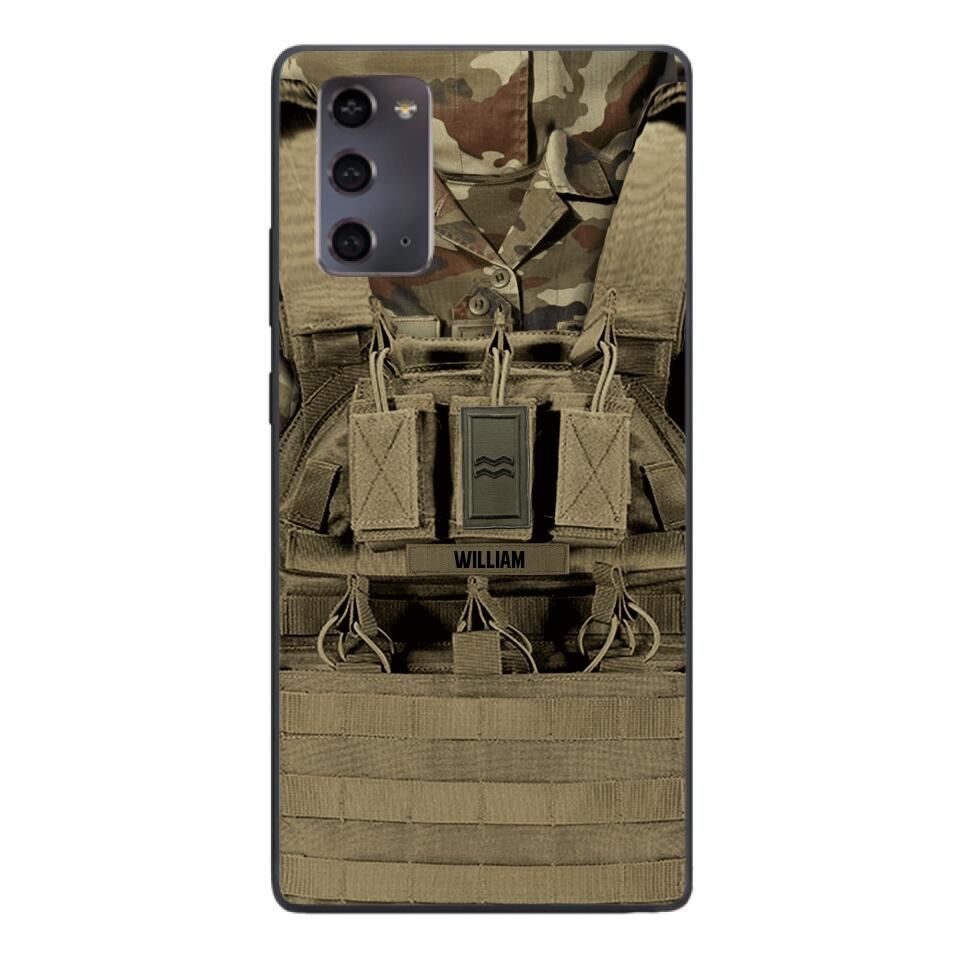 Personalized Irish Soldier Phone Case Printed 25MAR-DT29