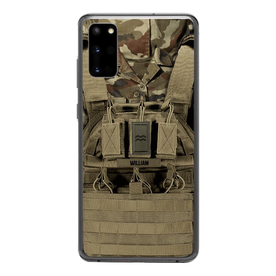 Personalized Irish Soldier Phone Case Printed 25MAR-DT29