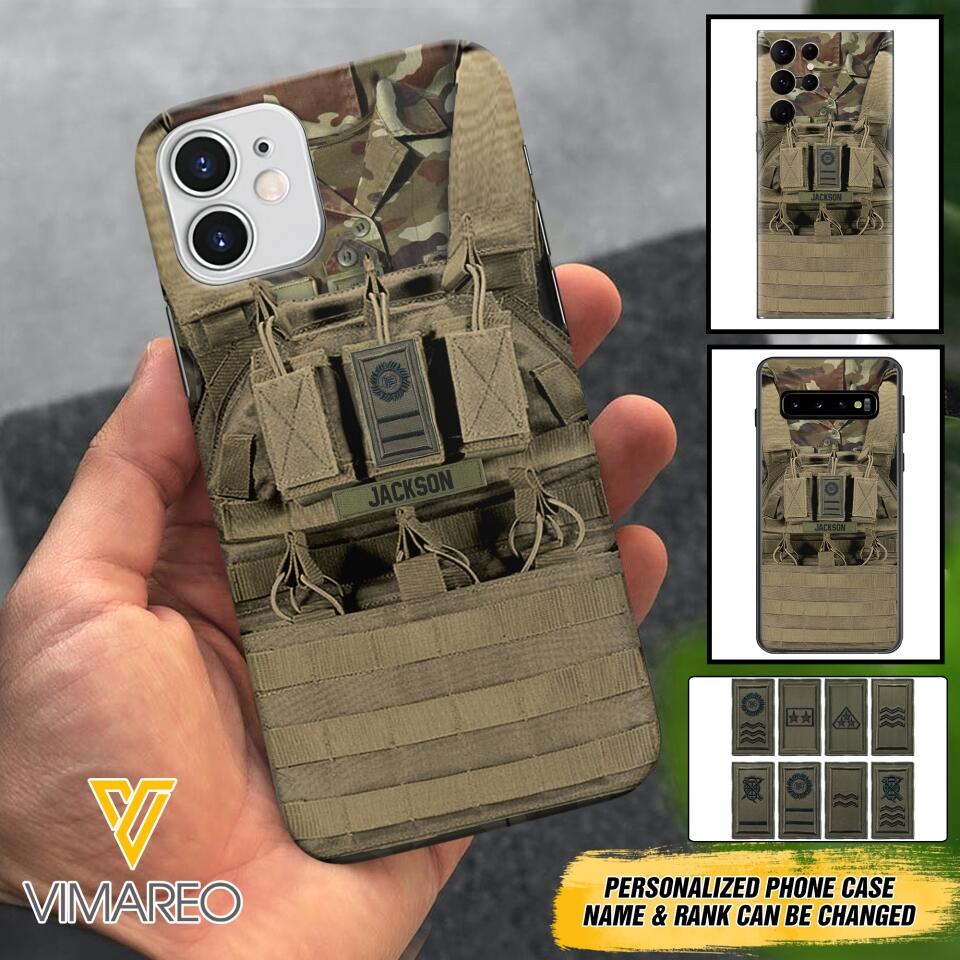 Personalized Irish Soldier Phone Case Printed 25MAR-DT29