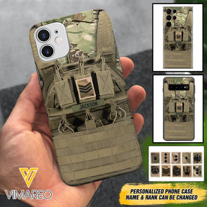 Personalized British Soldier Phone Case Printed 25MAR-DT29