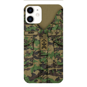 Personalized Swiss Soldier/Veterans Phone Case Printed 22MAR-HQ31