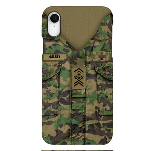 Personalized Swiss Soldier/Veterans Phone Case Printed 22MAR-HQ31