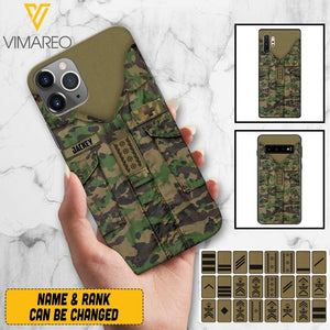 Personalized Swiss Soldier/Veterans Phone Case Printed 22MAR-HQ31