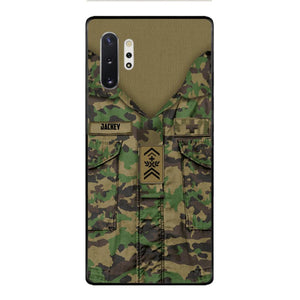 Personalized Swiss Soldier/Veterans Phone Case Printed 22MAR-HQ31