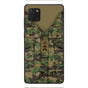 Personalized Swiss Soldier/Veterans Phone Case Printed 22MAR-HQ31