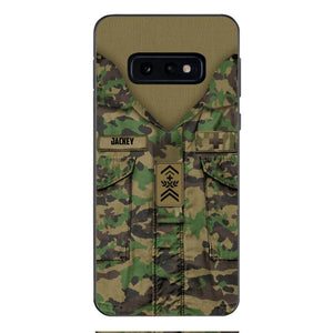 Personalized Swiss Soldier/Veterans Phone Case Printed 22MAR-HQ31
