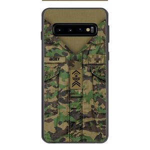 Personalized Swiss Soldier/Veterans Phone Case Printed 22MAR-HQ31