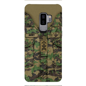 Personalized Swiss Soldier/Veterans Phone Case Printed 22MAR-HQ31