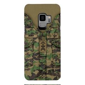 Personalized Swiss Soldier/Veterans Phone Case Printed 22MAR-HQ31