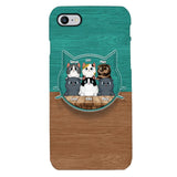 PERSONALIZED CAT LOVER PHONECASE + GRIP CAT MOM