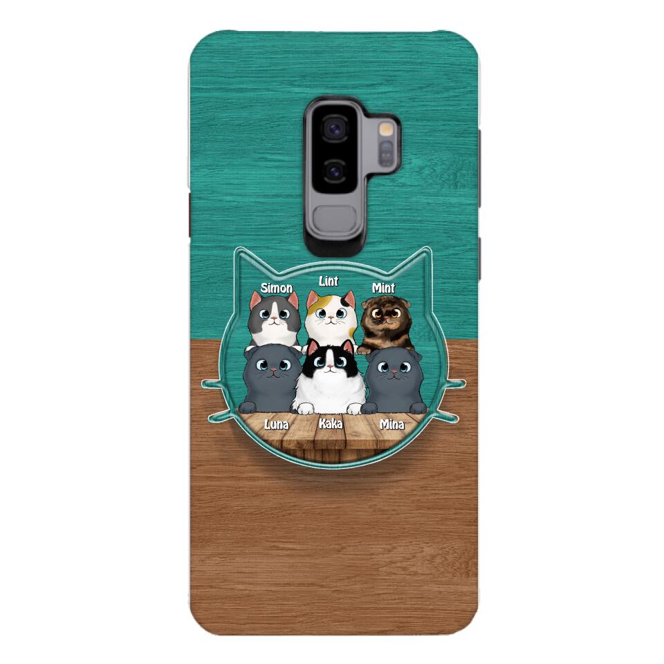 PERSONALIZED CAT LOVER PHONECASE + GRIP CAT MOM