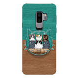 PERSONALIZED CAT LOVER PHONECASE + GRIP CAT MOM
