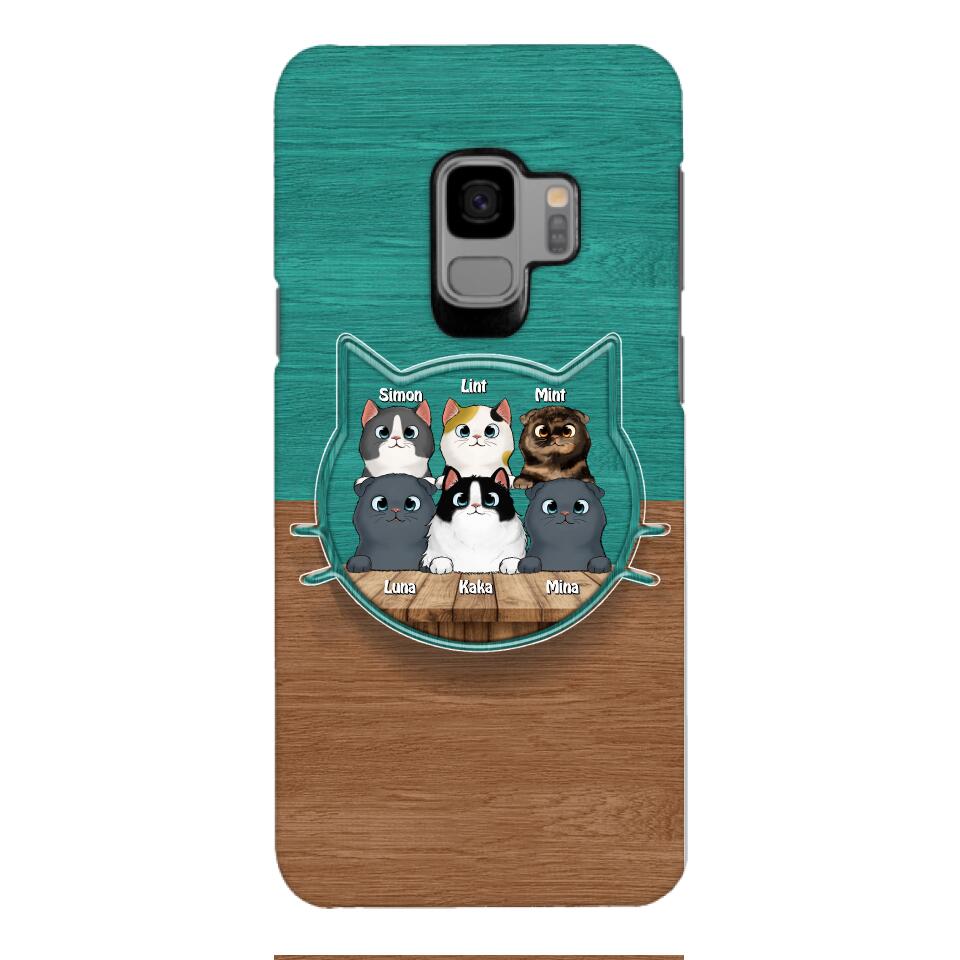 PERSONALIZED CAT LOVER PHONECASE + GRIP CAT MOM