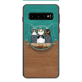 PERSONALIZED CAT LOVER PHONECASE + GRIP CAT MOM