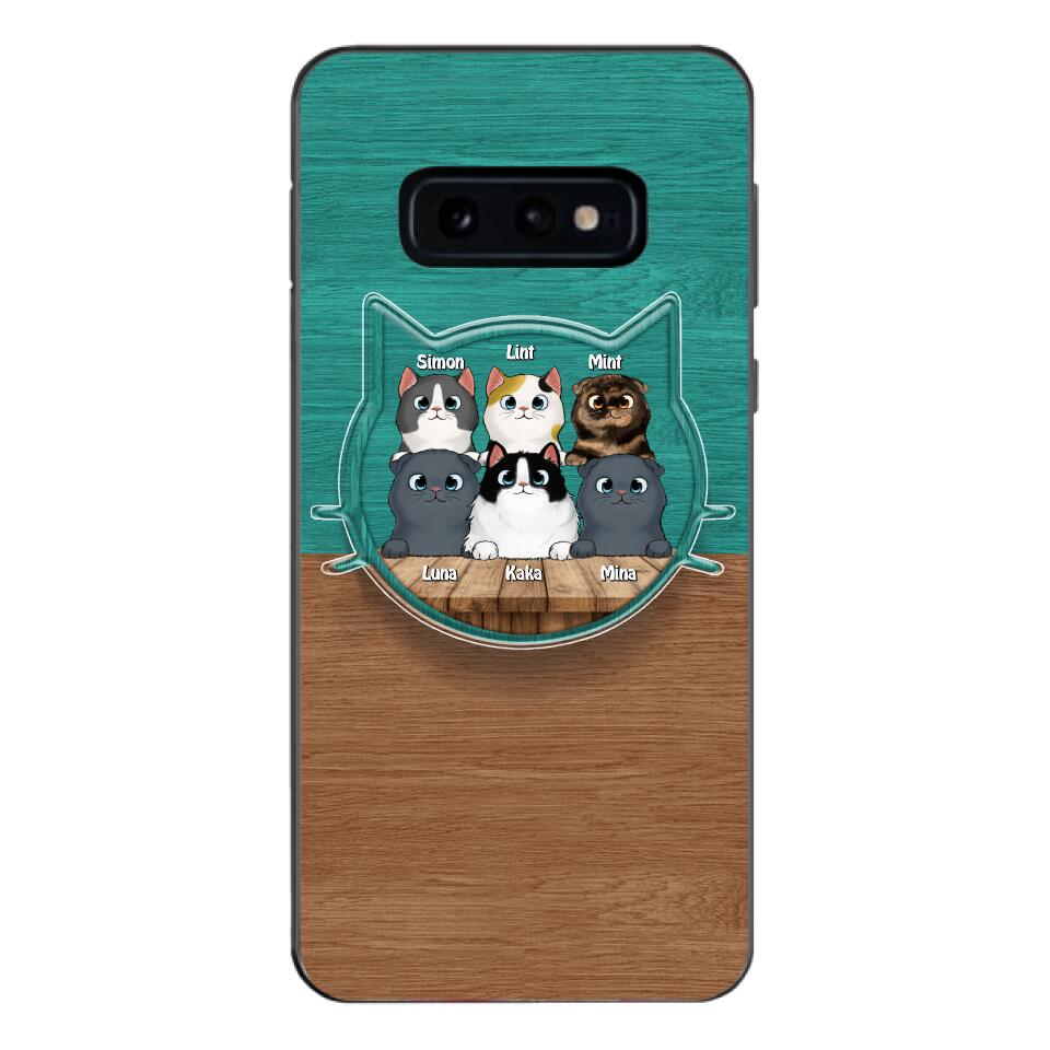 PERSONALIZED CAT LOVER PHONECASE + GRIP CAT MOM