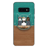 PERSONALIZED CAT LOVER PHONECASE + GRIP CAT MOM