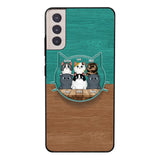 PERSONALIZED CAT LOVER PHONECASE + GRIP CAT MOM