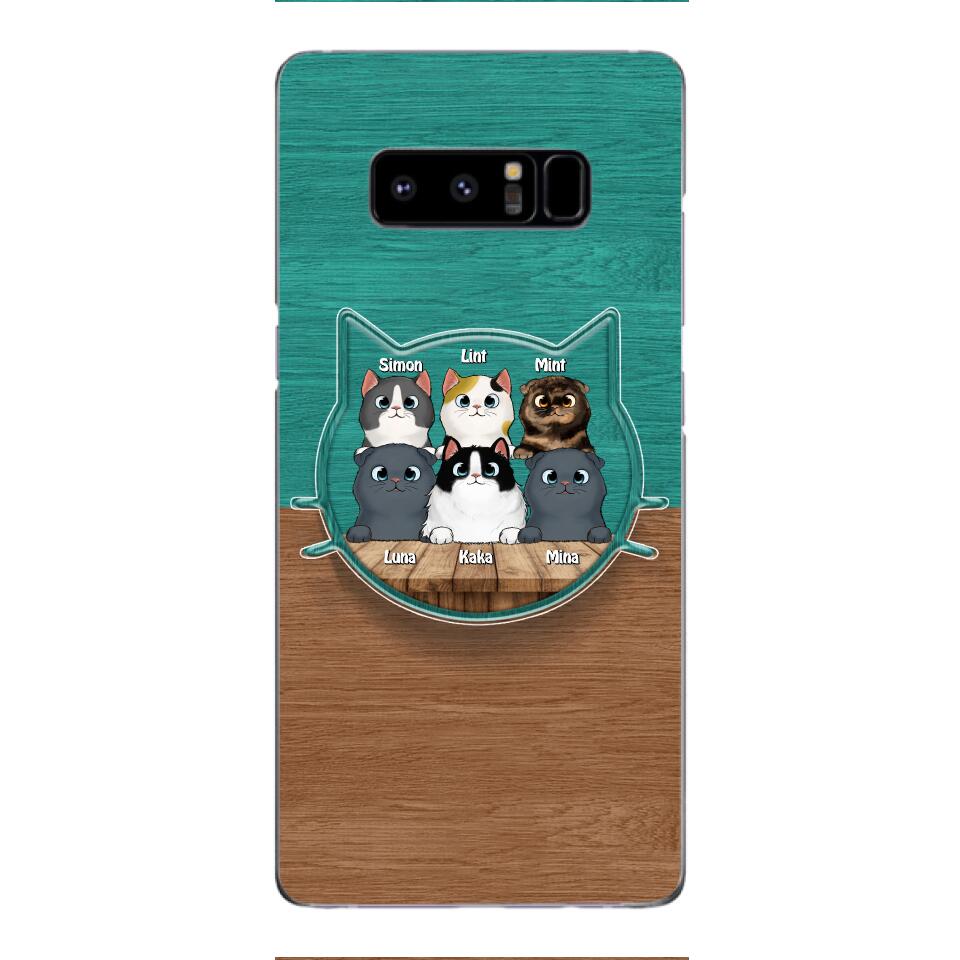 PERSONALIZED CAT LOVER PHONECASE + GRIP CAT MOM