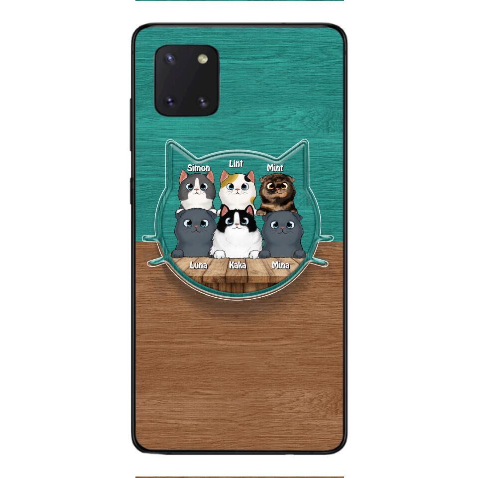 PERSONALIZED CAT LOVER PHONECASE + GRIP CAT MOM