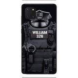 Personalized U.S Thin Blue Line Phone Case Printed 22APR-DT01
