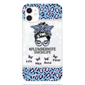 Personalized Plumberwife & Momlife Phone Case Printed 22APR-HC01