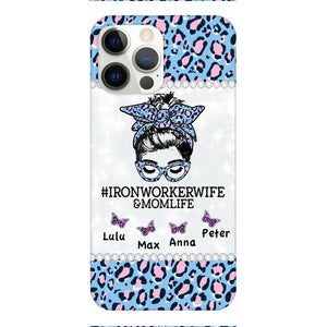 Personalized Ironworkerwife & Momlife Phone Case Printed 22APR-HC01