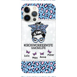 Personalized Ironworkerwife & Momlife Phone Case Printed 22APR-HC01