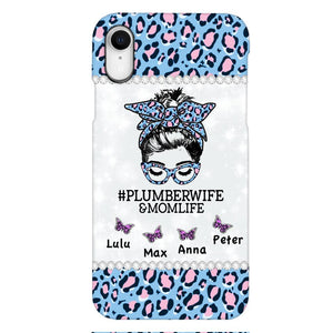 Personalized Plumberwife & Momlife Phone Case Printed 22APR-HC01