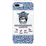 Personalized Ironworkerwife & Momlife Phone Case Printed 22APR-HC01