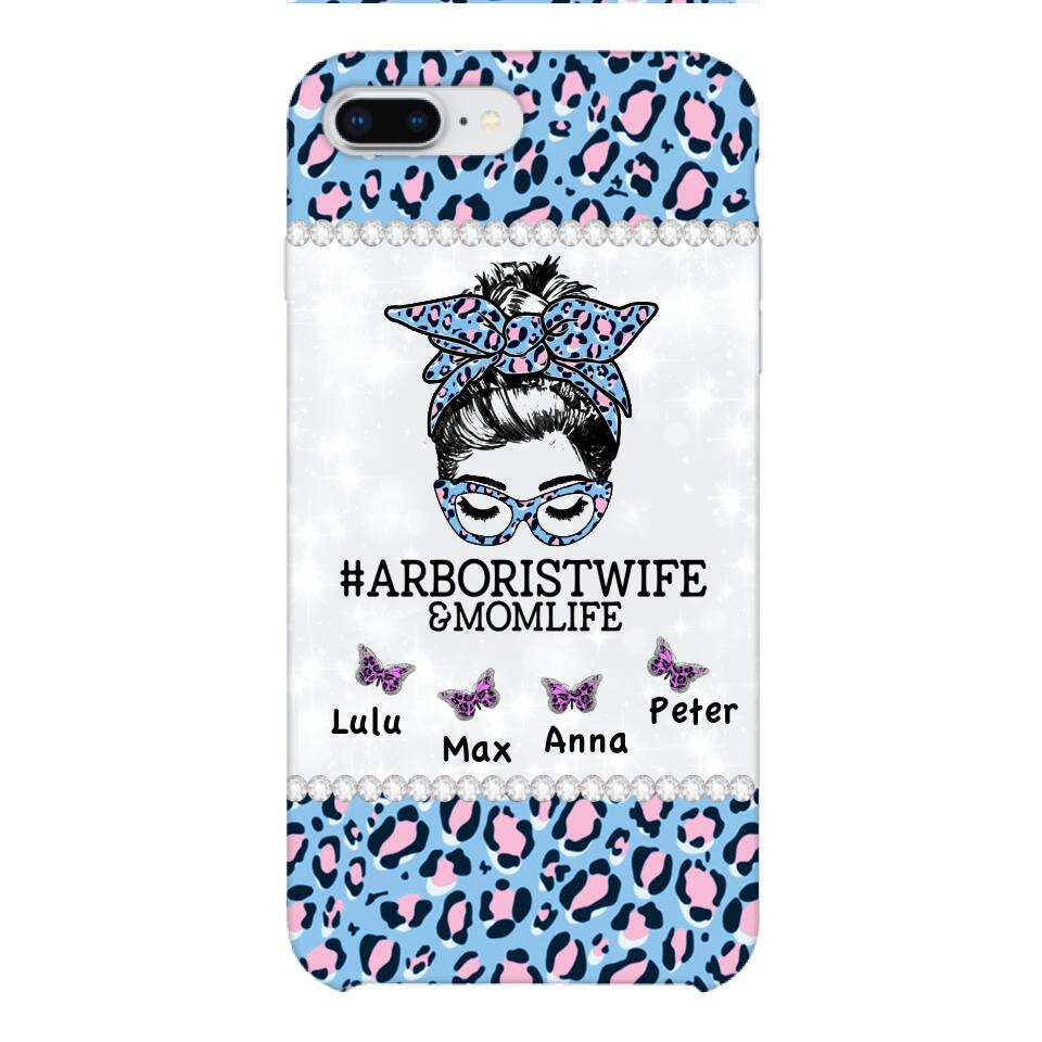 Personalized Arboristwife & Momlife Phone Case Printed 22APR-HC01