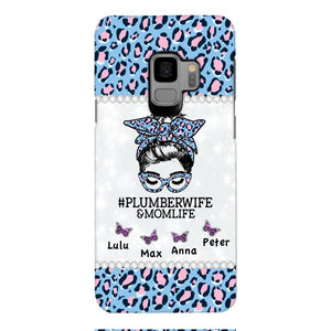 Personalized Plumberwife & Momlife Phone Case Printed 22APR-HC01