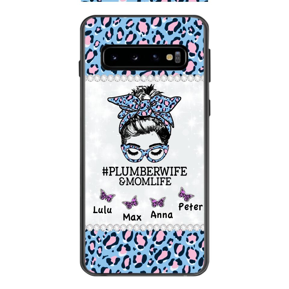 Personalized Plumberwife & Momlife Phone Case Printed 22APR-HC01
