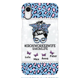 Personalized Ironworkerwife & Momlife Phone Case Printed 22APR-HC01
