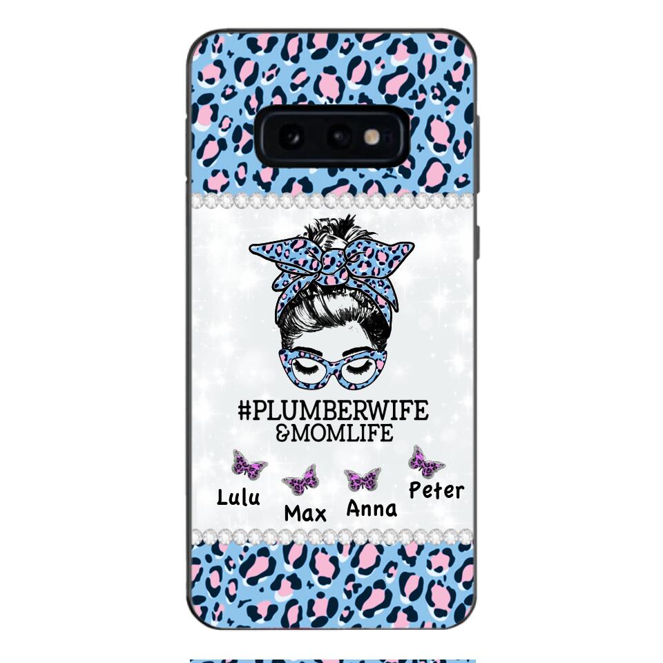 Personalized Plumberwife & Momlife Phone Case Printed 22APR-HC01
