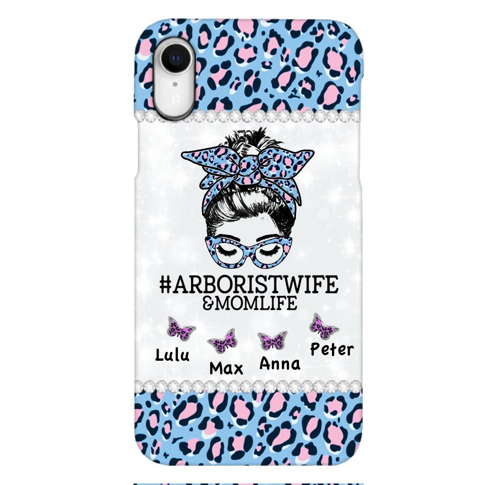 Personalized Arboristwife & Momlife Phone Case Printed 22APR-HC01