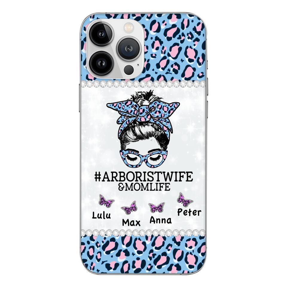Personalized Arboristwife & Momlife Phone Case Printed 22APR-HC01