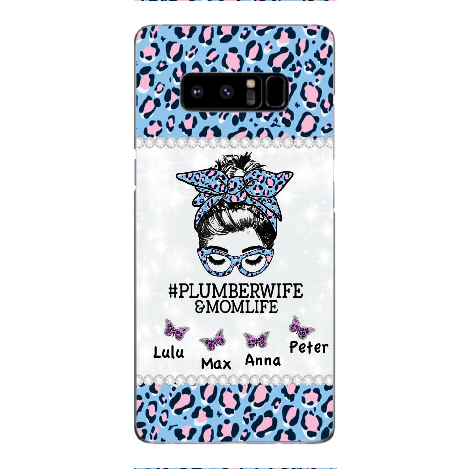 Personalized Plumberwife & Momlife Phone Case Printed 22APR-HC01