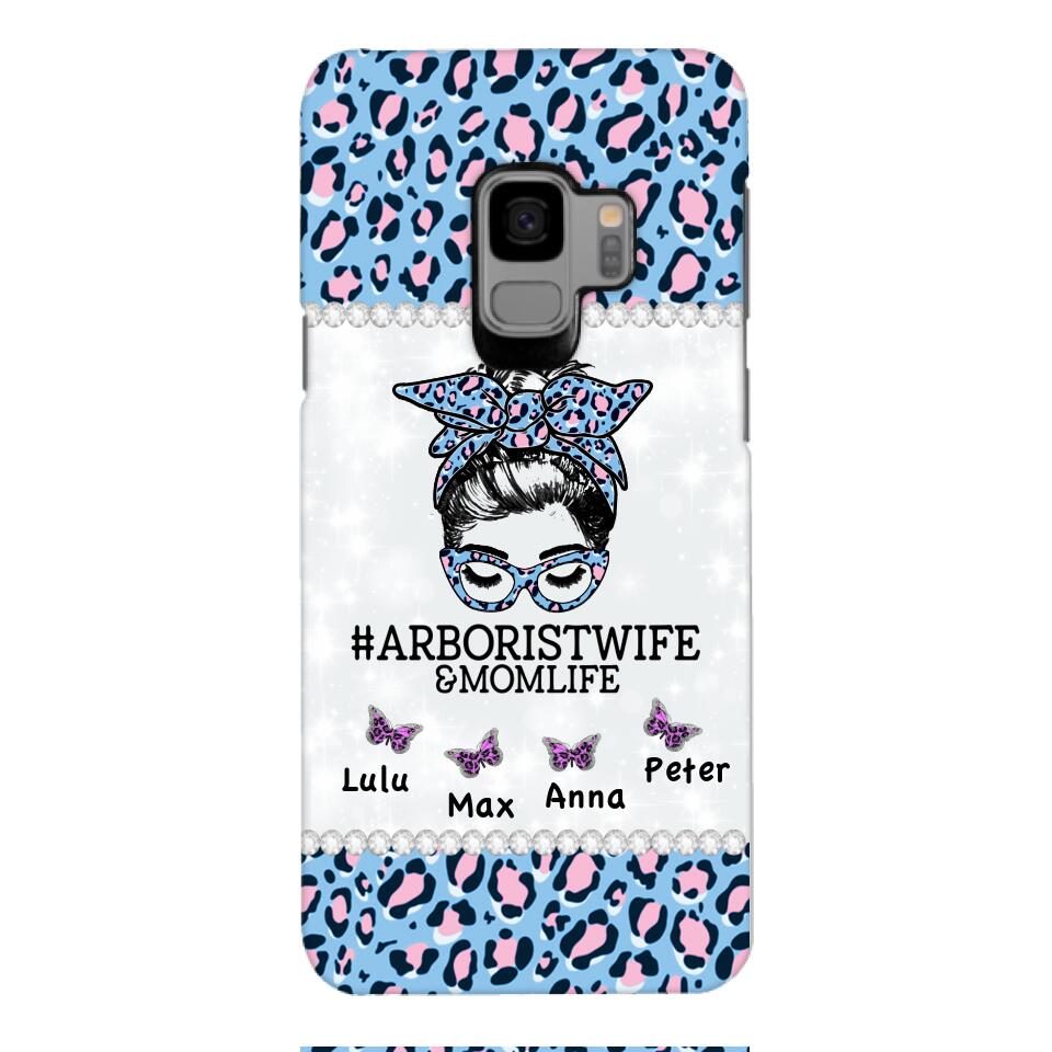Personalized Arboristwife & Momlife Phone Case Printed 22APR-HC01