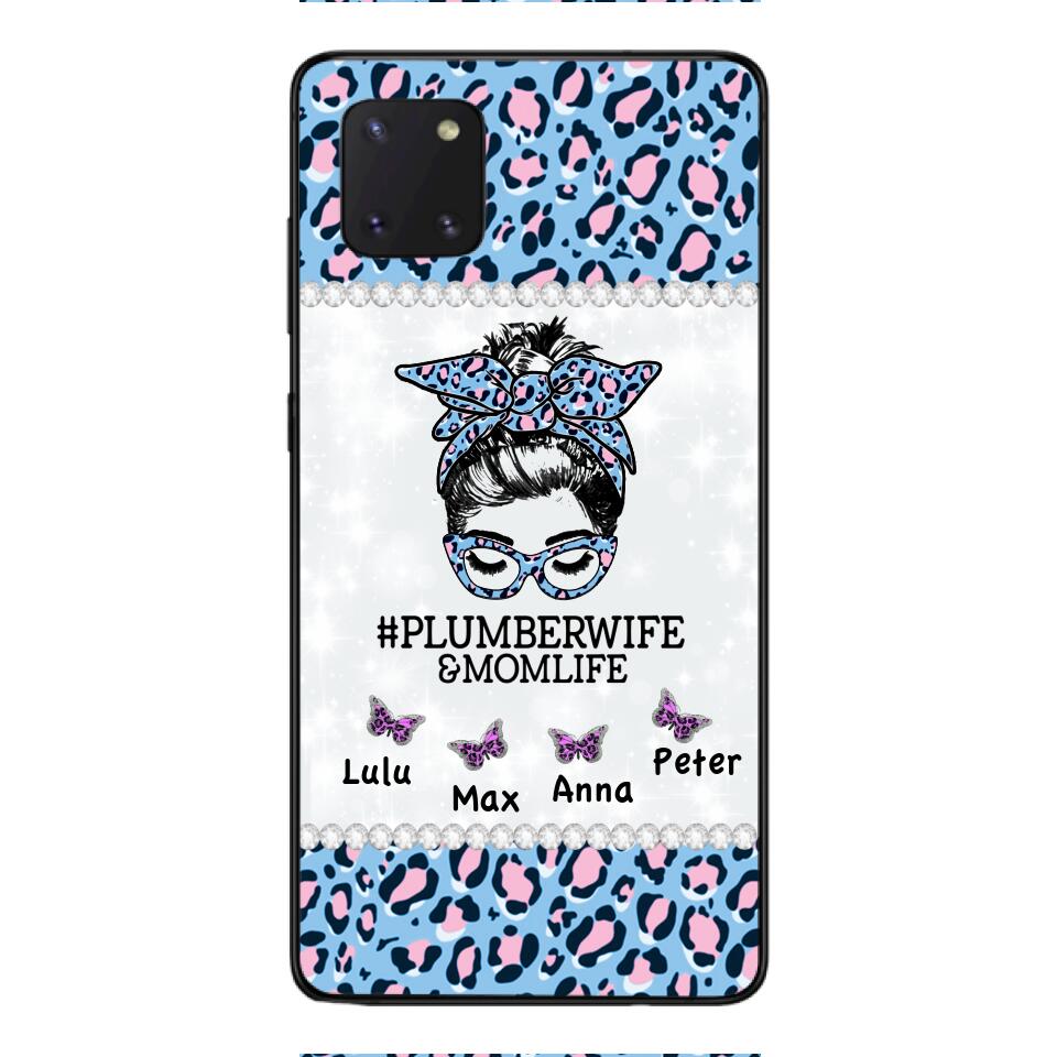 Personalized Plumberwife & Momlife Phone Case Printed 22APR-HC01