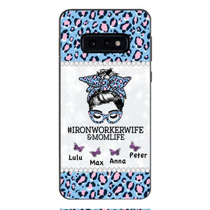 Personalized Ironworkerwife & Momlife Phone Case Printed 22APR-HC01