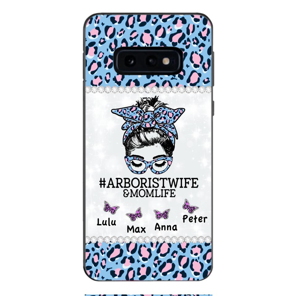 Personalized Arboristwife & Momlife Phone Case Printed 22APR-HC01