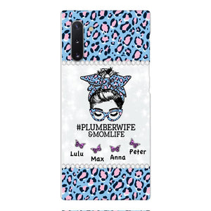 Personalized Plumberwife & Momlife Phone Case Printed 22APR-HC01