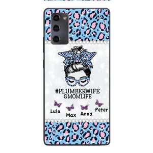 Personalized Plumberwife & Momlife Phone Case Printed 22APR-HC01