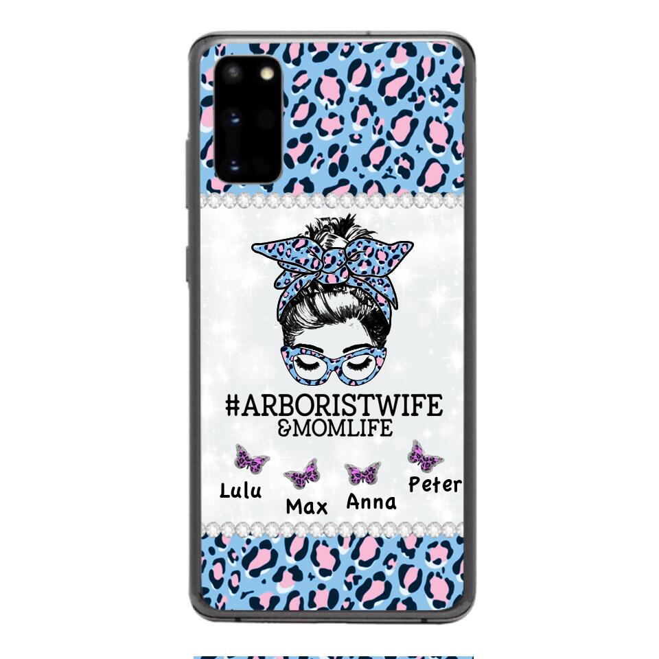 Personalized Arboristwife & Momlife Phone Case Printed 22APR-HC01