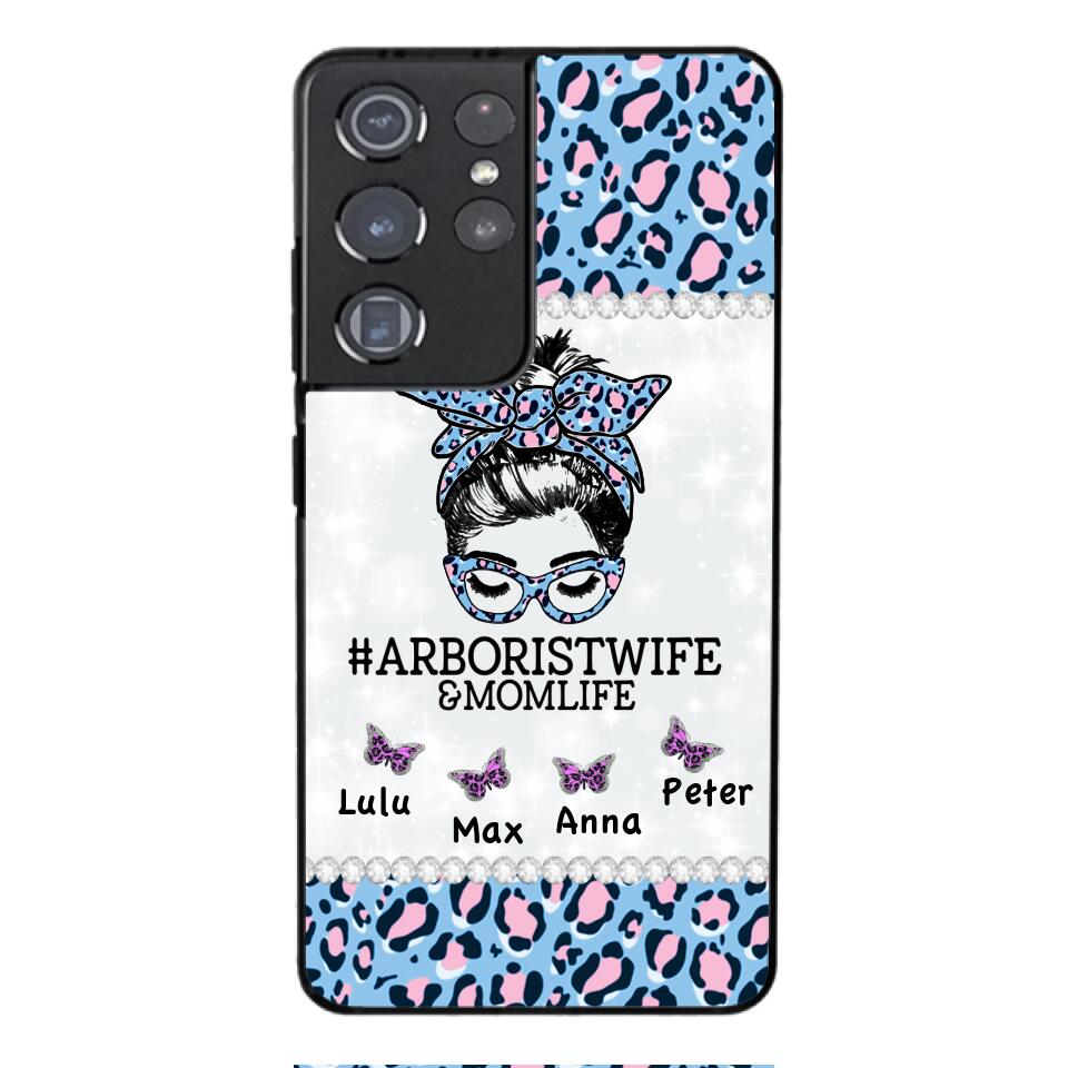 Personalized Arboristwife & Momlife Phone Case Printed 22APR-HC01