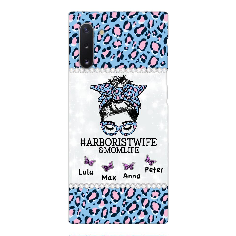 Personalized Arboristwife & Momlife Phone Case Printed 22APR-HC01