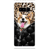 PERSONALIZED DOG LOVER LEOPARD PHONECASE QTTN0504
