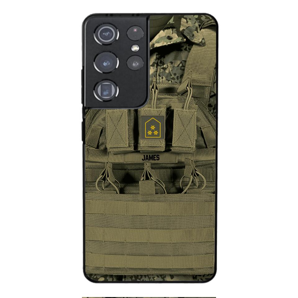 Personalized Austrian Soldier Phone Case Printed 22APR-DT05
