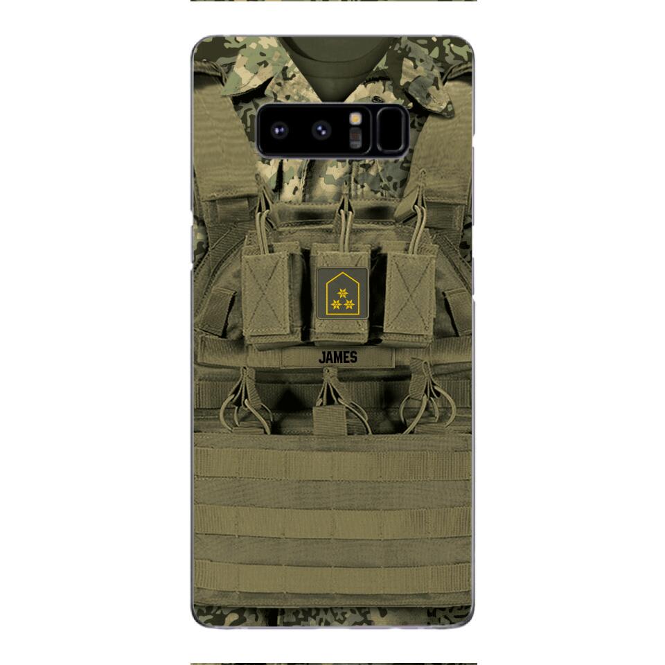 Personalized Austrian Soldier Phone Case Printed 22APR-DT05